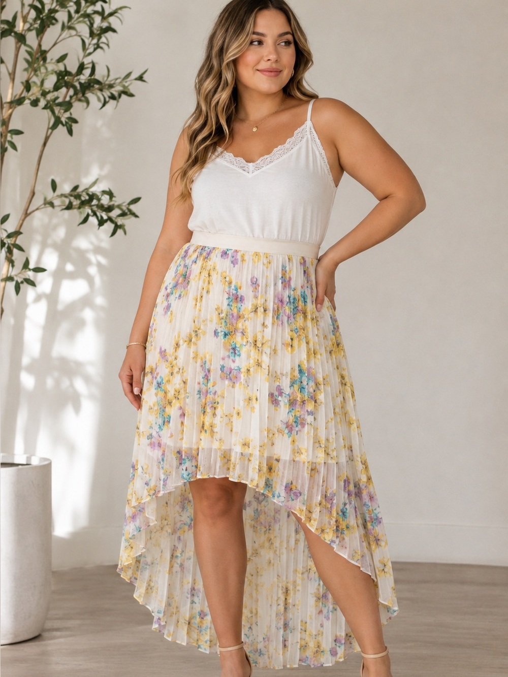 ❤️🔥NWT XL Xhileration floral skit- AS IS